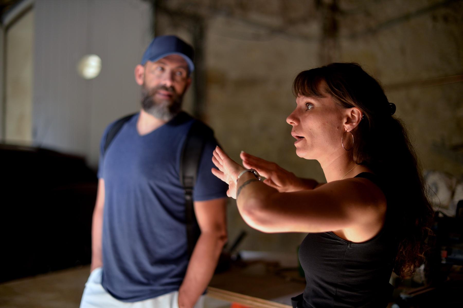 Julie Lescure et Franck Martin, service archéologie de la ville de Béziers © Daniel Mielniczek