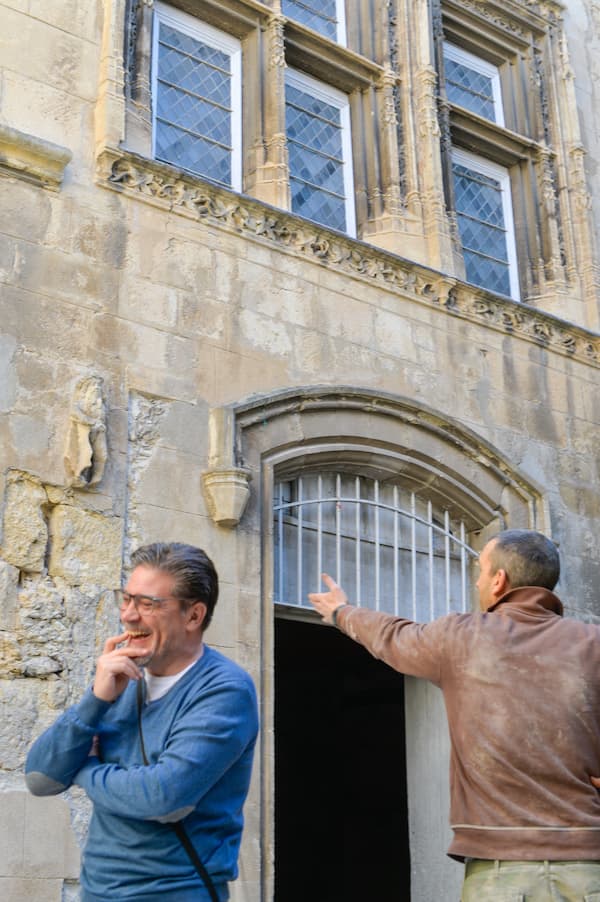 Bruno Godeau (architecte) et Fréderic Loppe (étude archéologique)